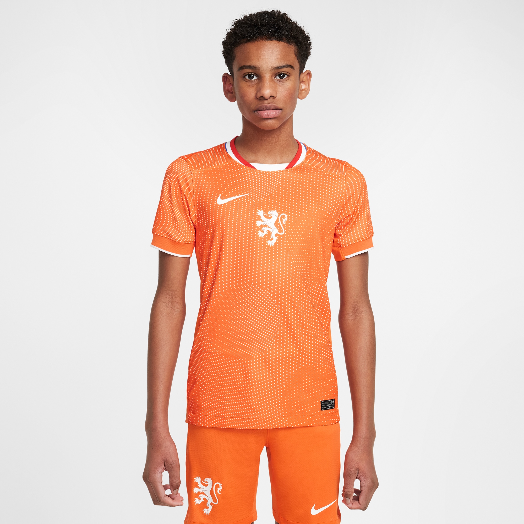 [SJH] Netherlands Women's National Team Youth 2025/26 Home Replica Jersey - Orange