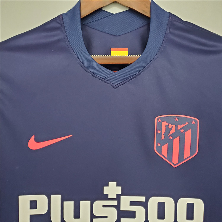 Official Atletico Madrid 21-22 Away Navy Soccer Jersey Football Shirt
