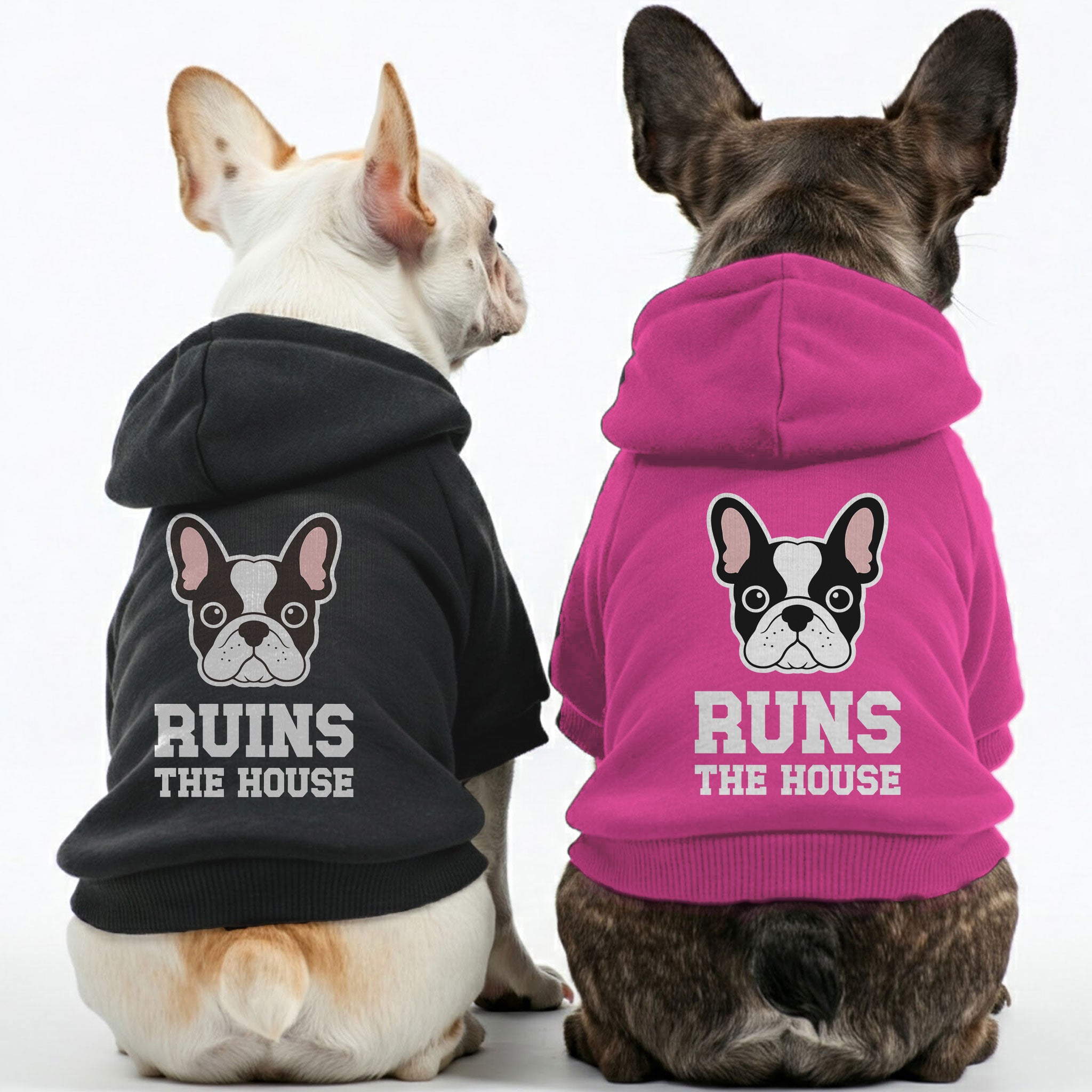 Frenchie-Fan Runs The House And Ruins The House - Matching French Bul...