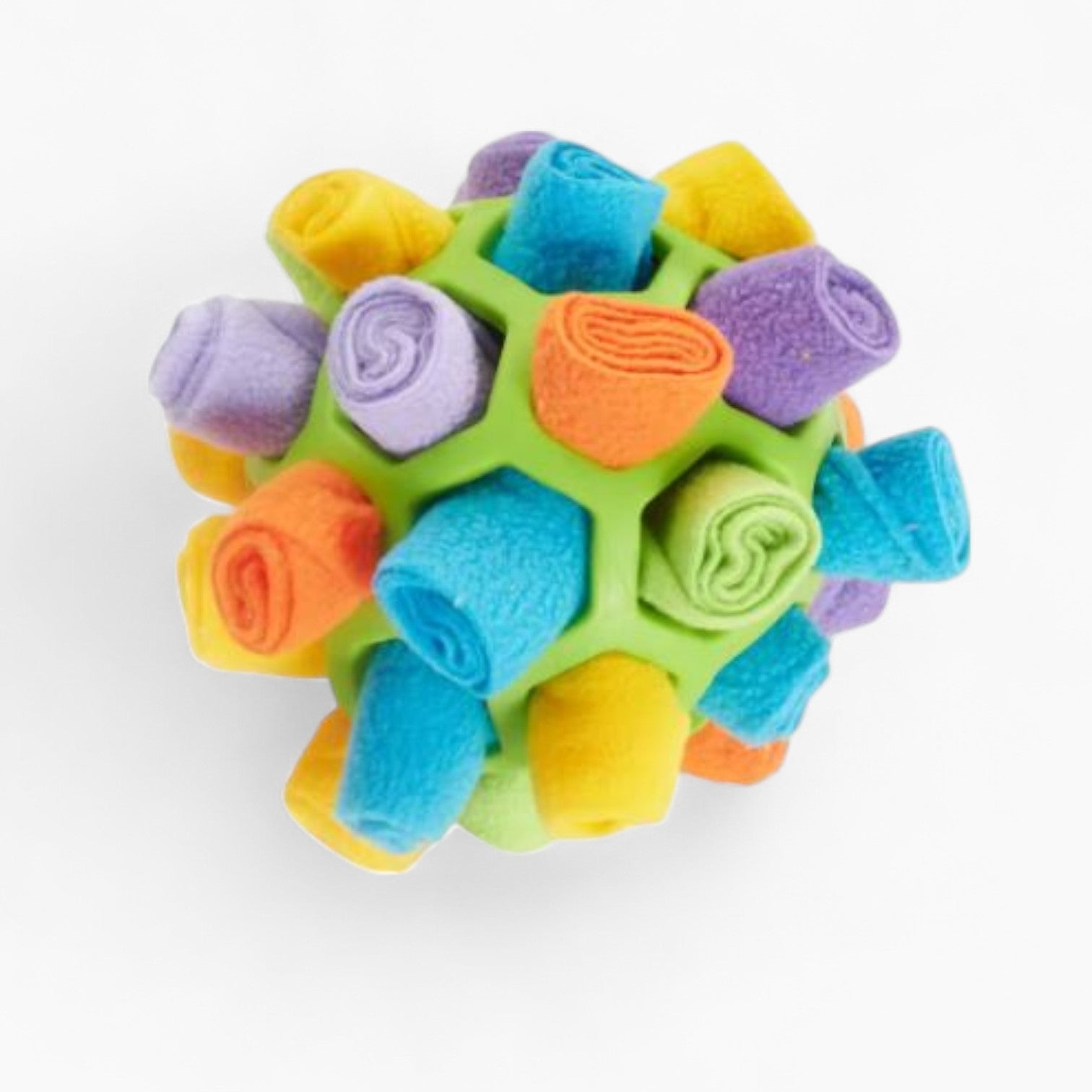 Fangorb Frenchie Sniffing Puzzle Ball – Halloween Treat Hiding Rubber Ball Toy