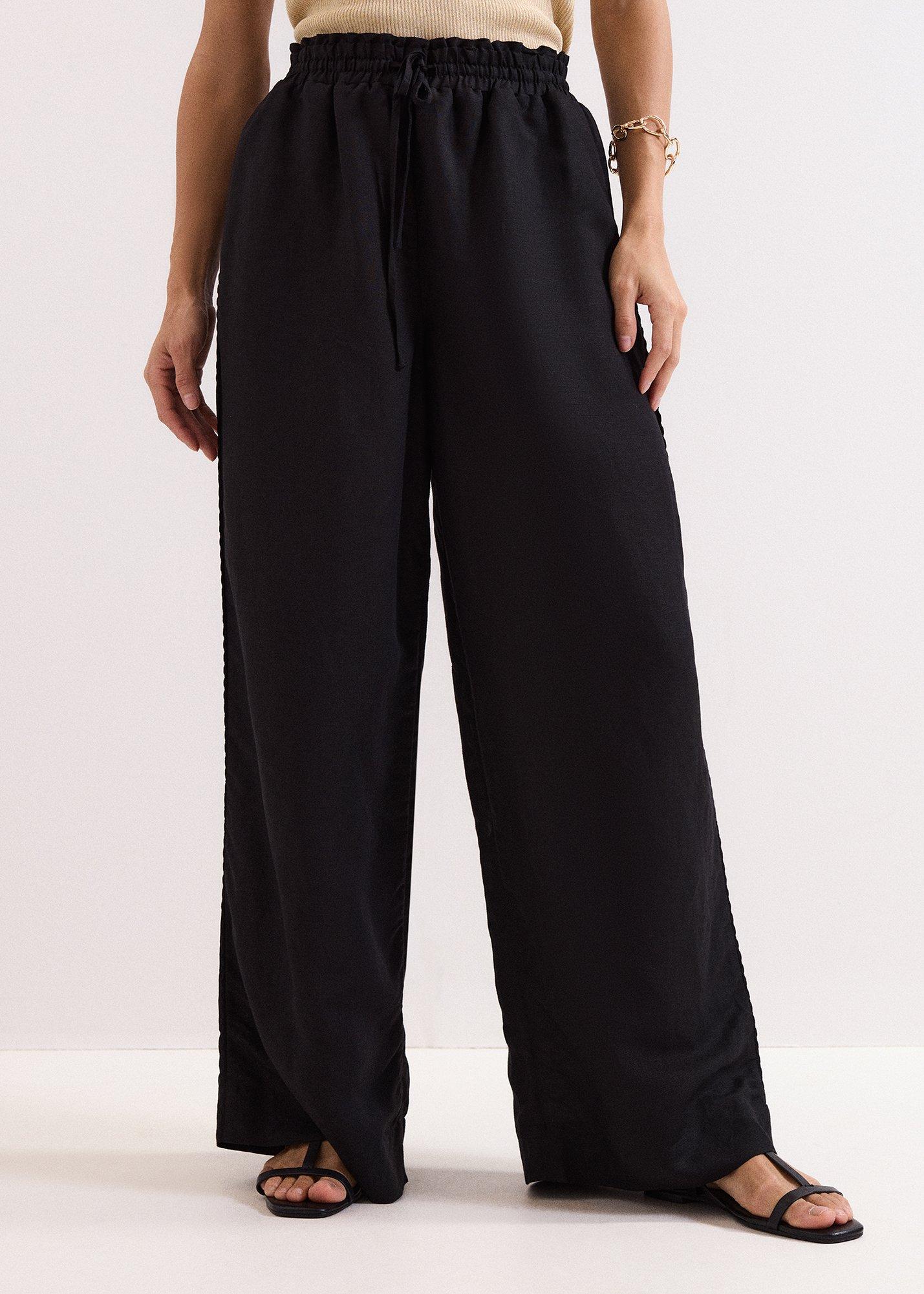 Rowan Linen Blend Pull On Trousers