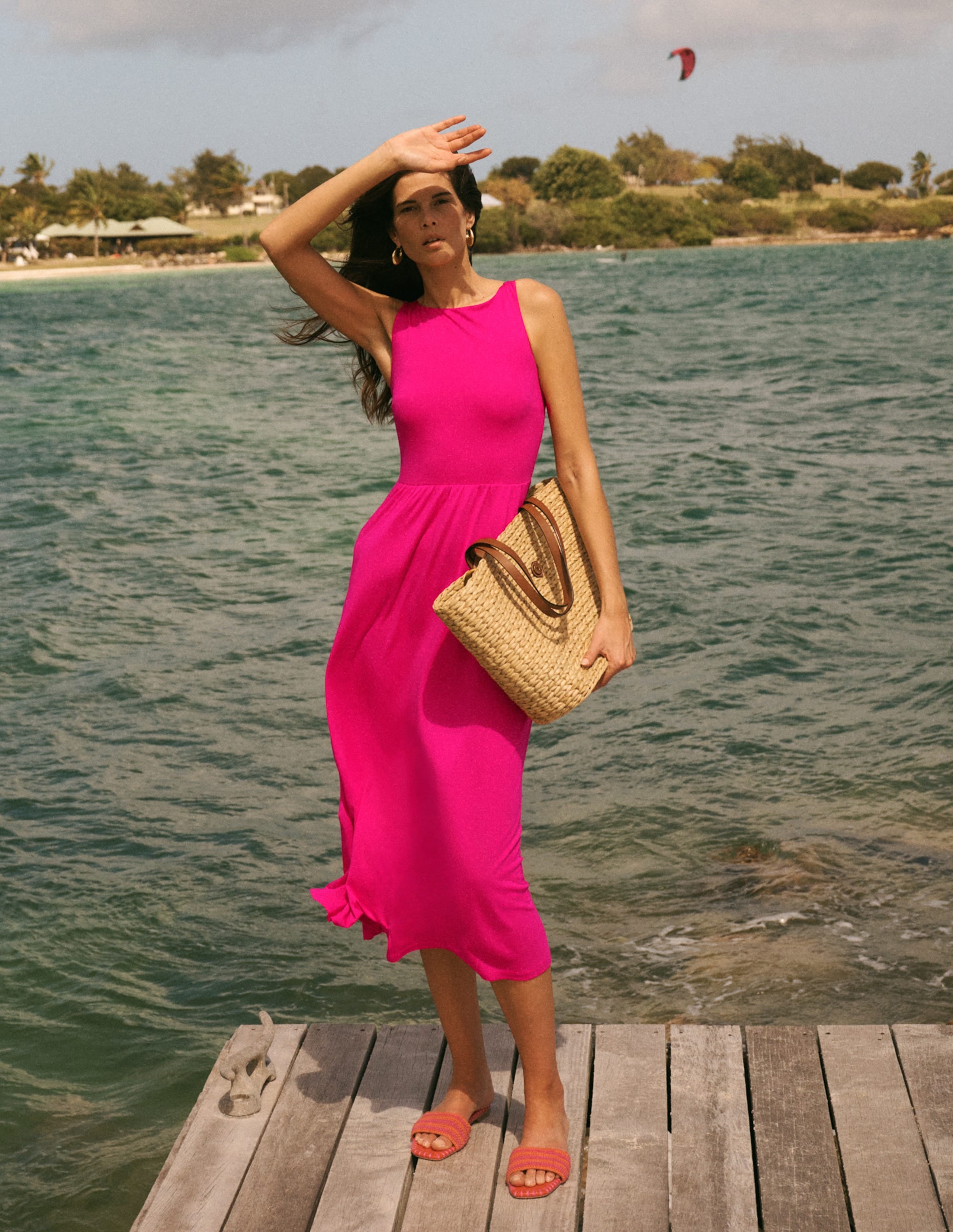 Saoirse Smocked Jersey Dress