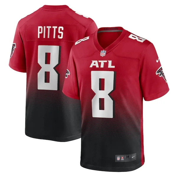 None Kyle Pitts Game Jersey - Red | NFL Player Jersey | NFL Football