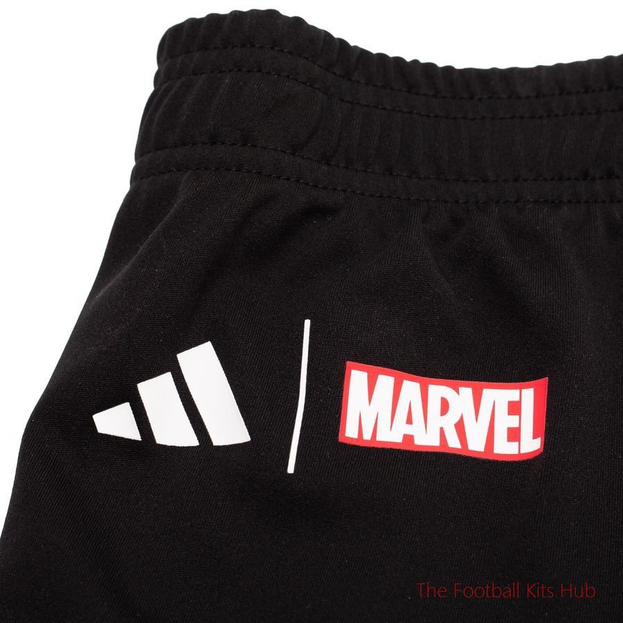 Real Madrid X Marvel Training Trousers Tiro 25 - Black/White/Bold Gold Kids