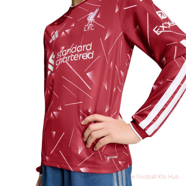 Liverpool 2026-2027 Long Sleeve Home Shirt (Kids) (Barnes 10)