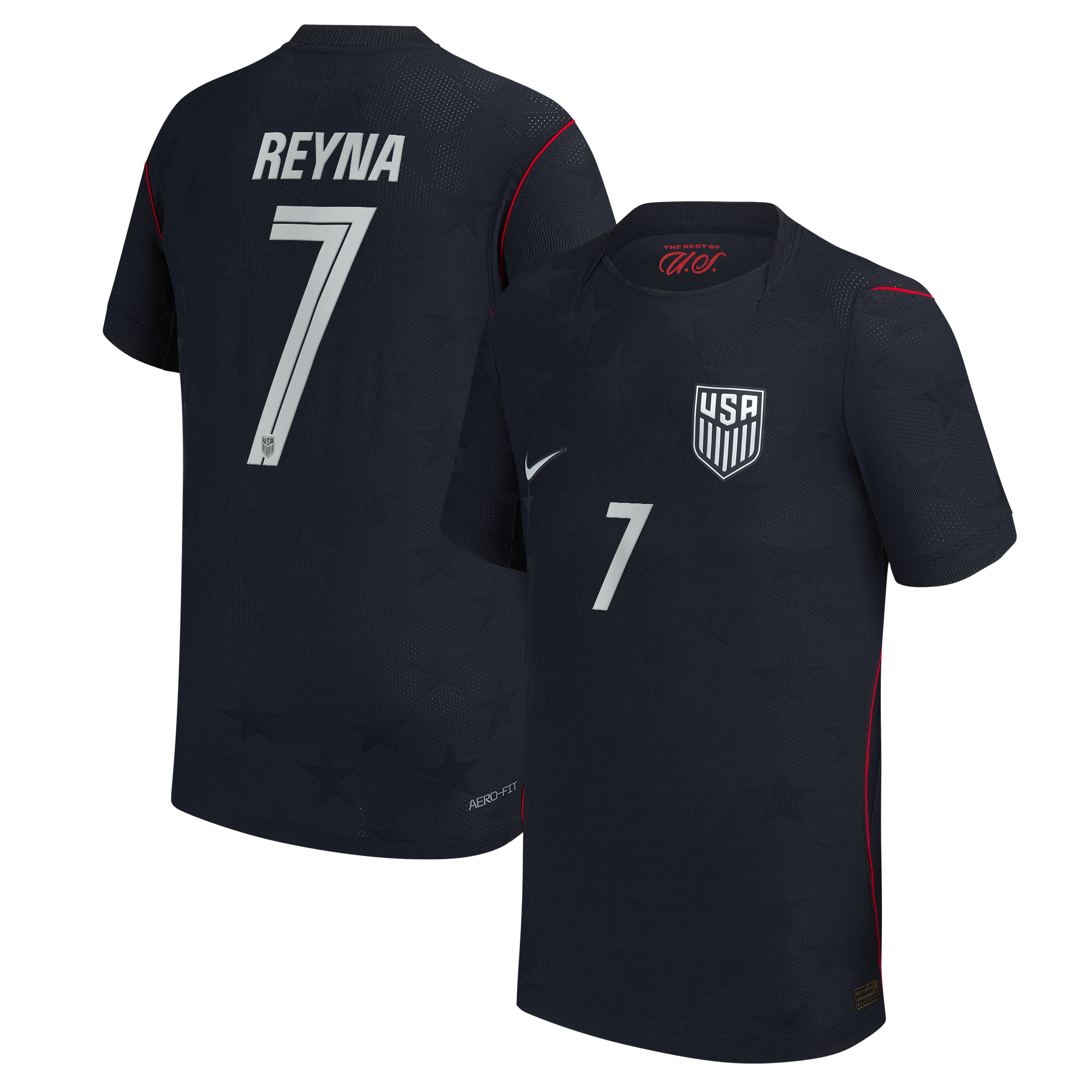 [SJH] Giovanni Reyna USMNT Youth 2026 Away Match Authentic Jersey - Blue