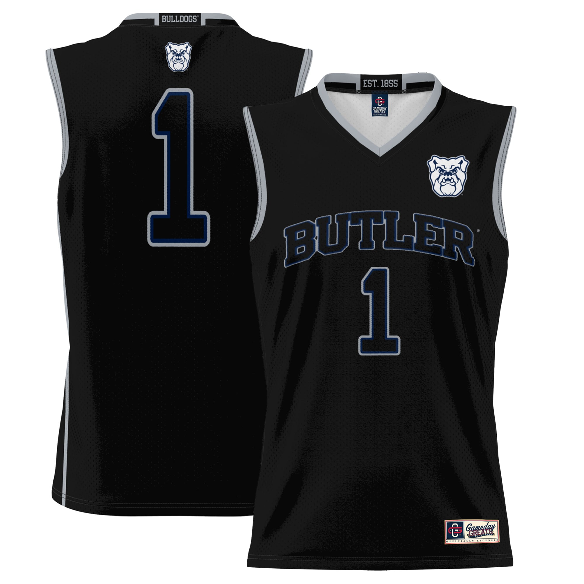 [NJP] Women's Butler Bulldogs GameDay Greats Lightweight Basketball Jersey - Black