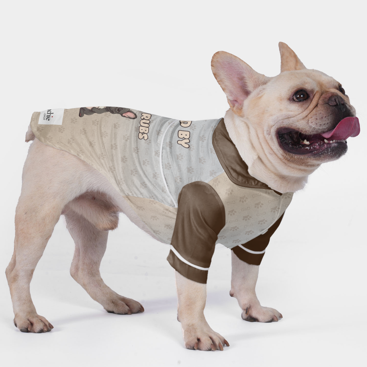 French Bulldog Powered By Belly Rubs Pajamas For French Bulldog Durable Dog Item