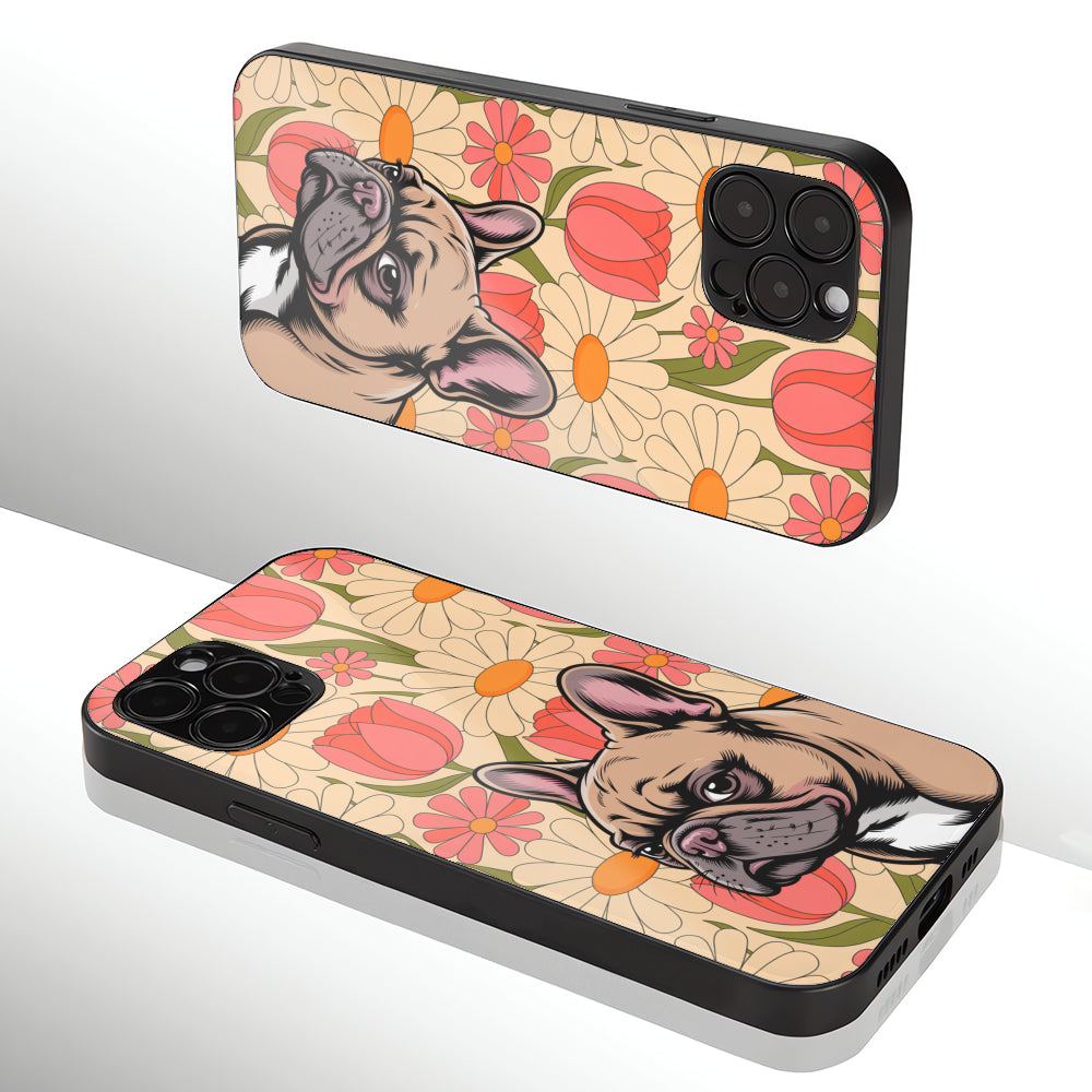 French Bulldog Ace Iphone & Samsung Glass Case Durable Dog Item