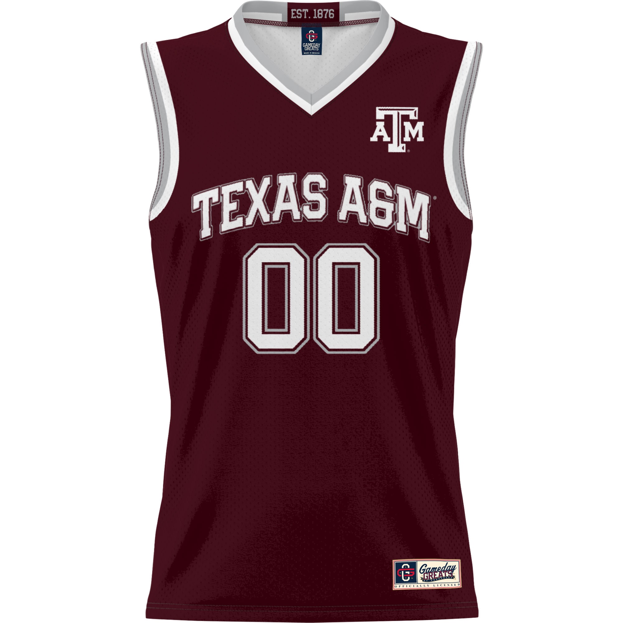 [DDG] Texas A&M Aggies GameDay Greats Unisex NIL Pick-A-Player Lightweight Women's Basketball Jersey - Maroon