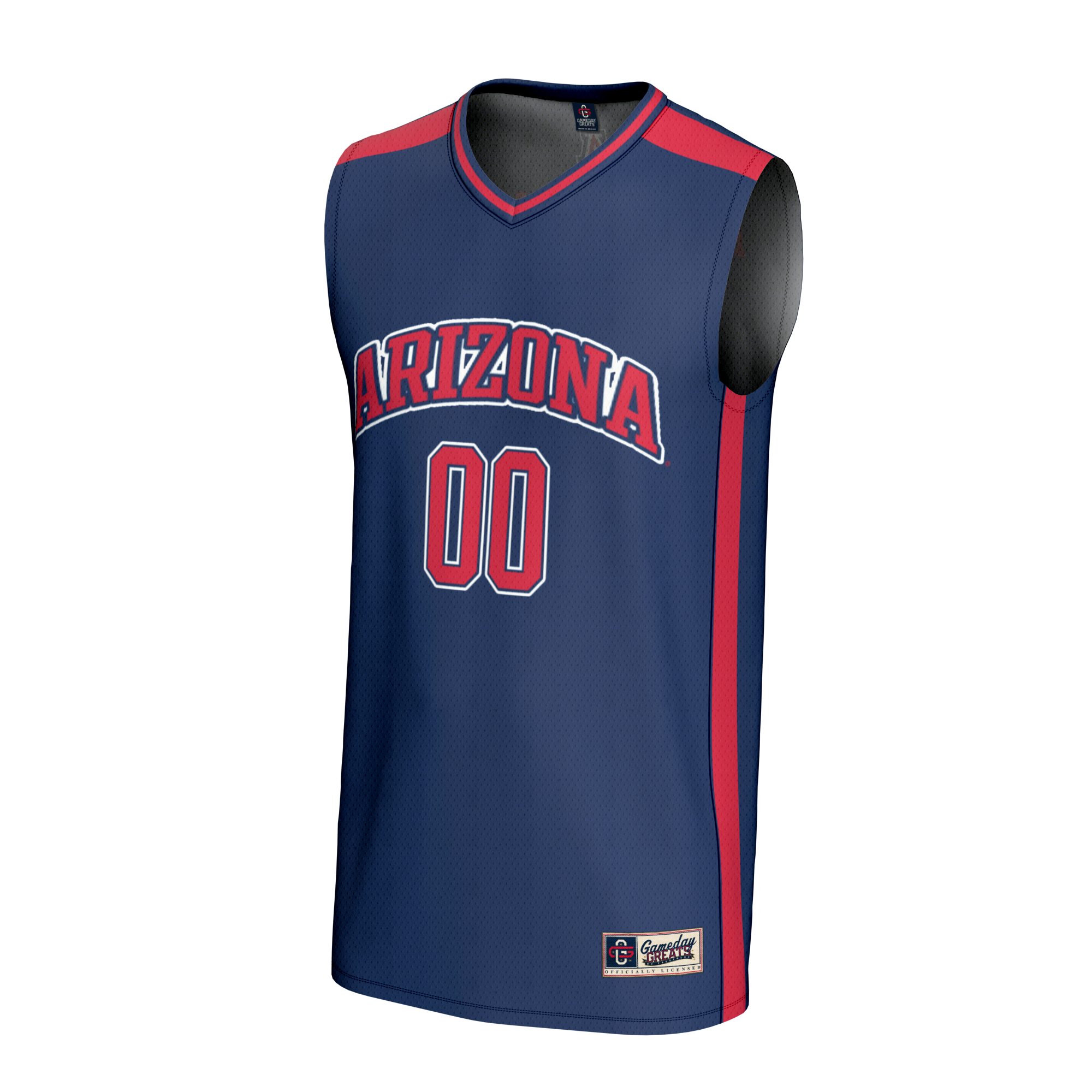 [DDG] Arizona Wildcats GameDay Greats NIL Pick-A-Player Lightweight Basketball Fashion Jersey - Navy