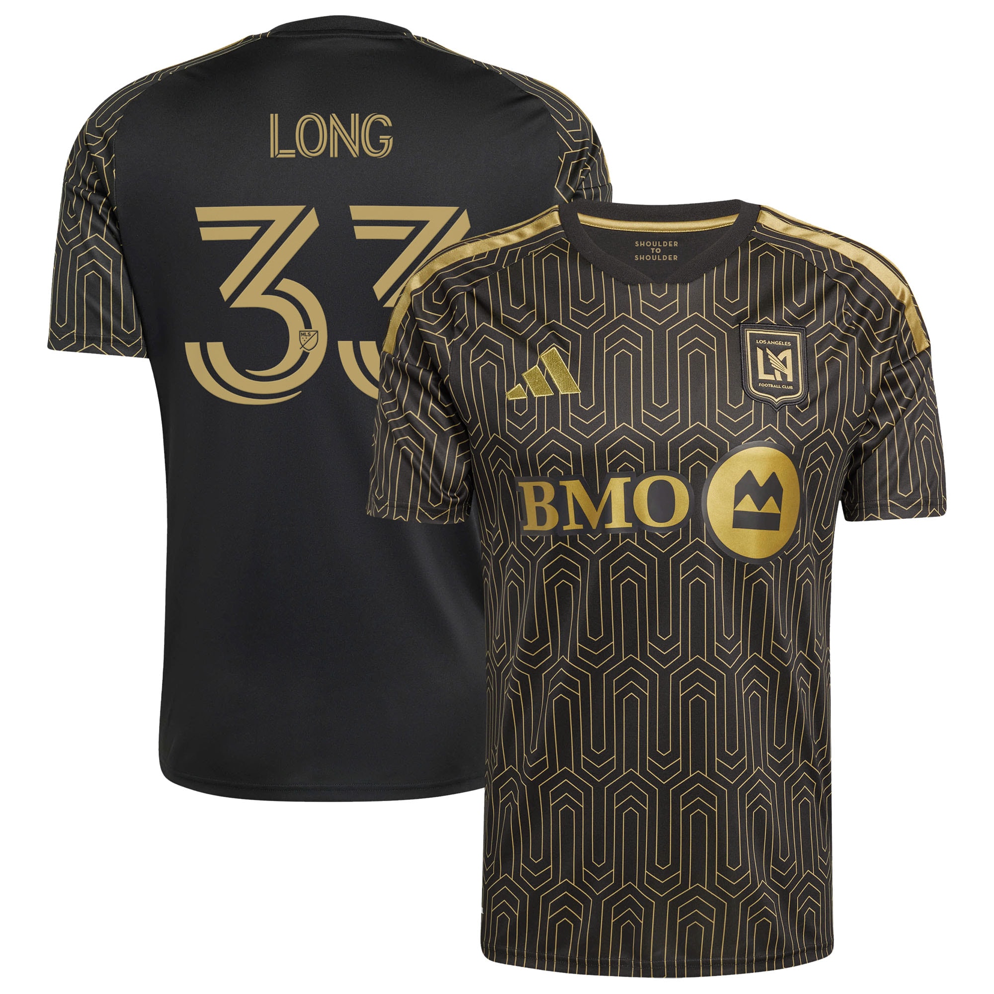 [SJH] Aaron Long LAFC 2026 Primary Kit Replica Jersey - Black