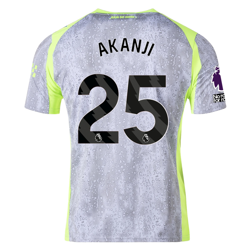 Manchester City Akanji 2025-2026 UCL Third Jersey – Authentic Shirt