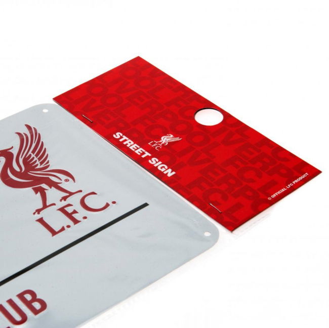 Adult Liverpool FC White Street Sign