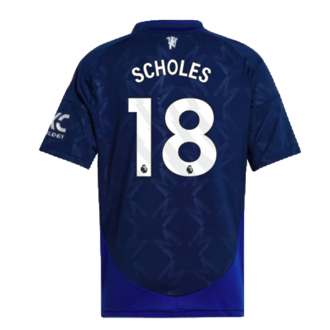 2024-2025 Man Utd Away Top (Kids) (Scholes 18) In Multiple Youth Sizes