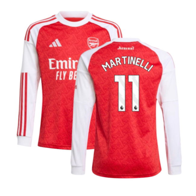 Kids Arsenal Football Club Trendy Home Soccer Jersey (Martinelli 11)