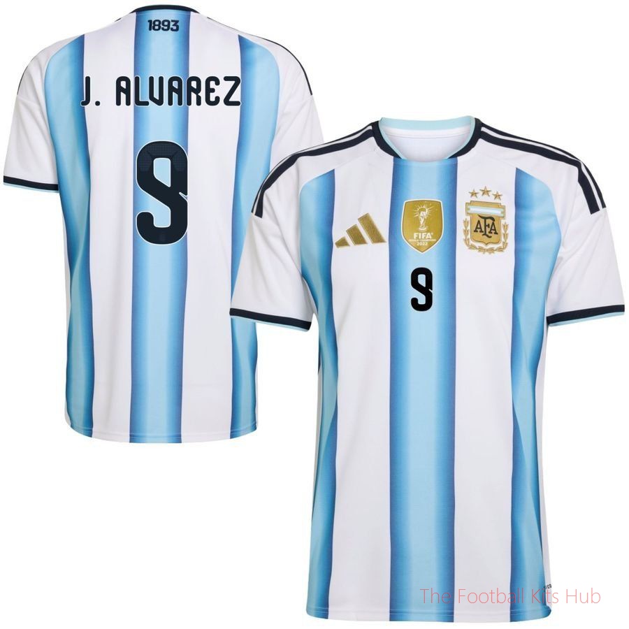 [JED] Argentina Home Shirt World Cup 2026 J. ALVAREZ 9