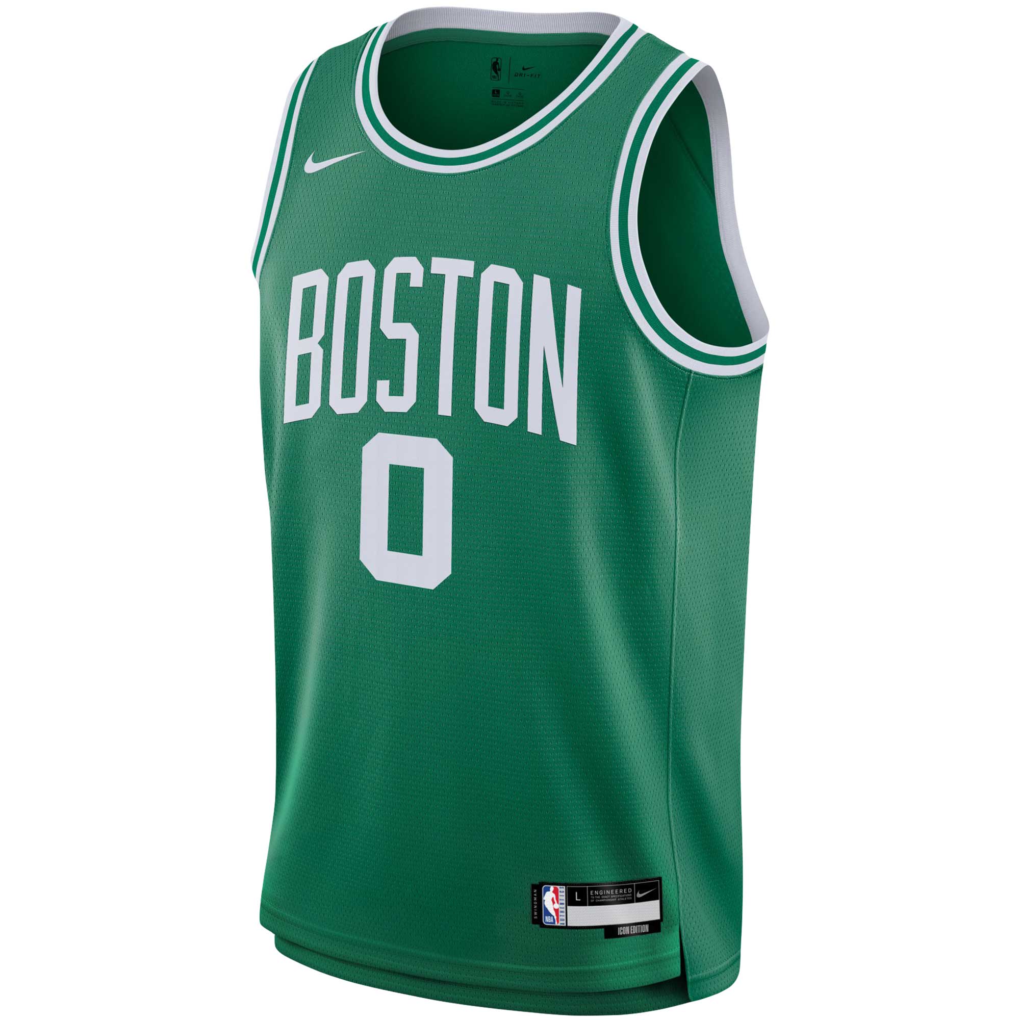 [LK] Jayson Tatum #0 Boston Celtics Youth Swingman Jersey - Icon Edition - Kelly Green