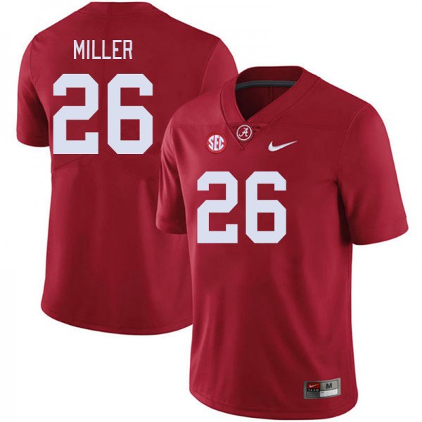 Men Alabama Crimson Tide #26 Jam Miller Crimson Nike Stitch Jersey