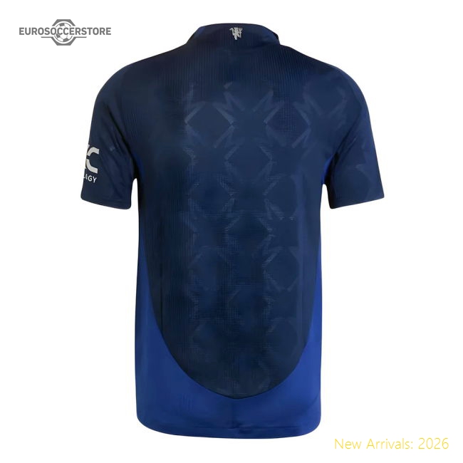 Official 2024-2025 Man Utd Authentic Away Shirt (mainoo 37) - Premium