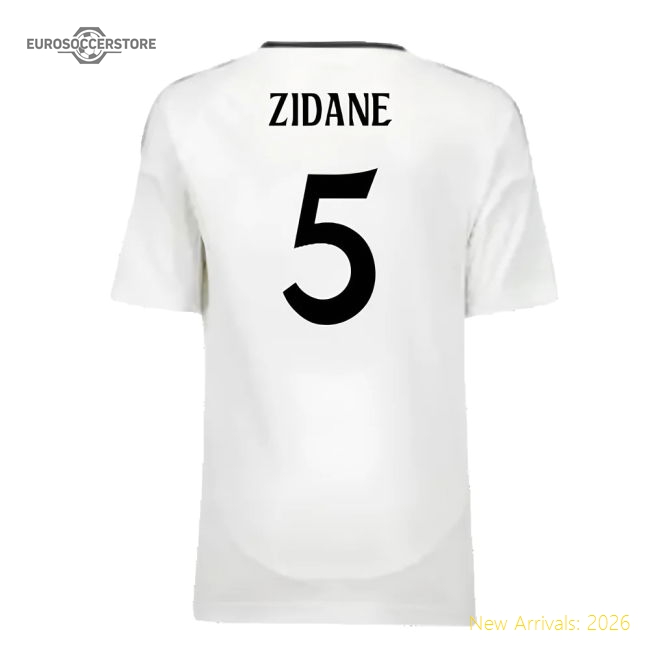 Real Madrid 2024-25 Home Fan Version For Adults (Zidane Football Shirt