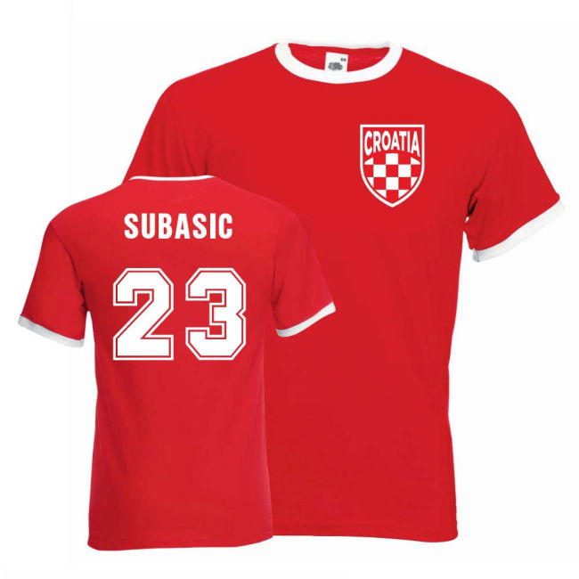 Authentic Danijel Subasic Croatia Team Breathable Championship