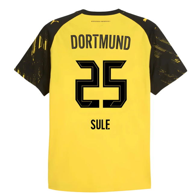 Borussia Dortmund 2025-2026 Home Jersey - Adult #9