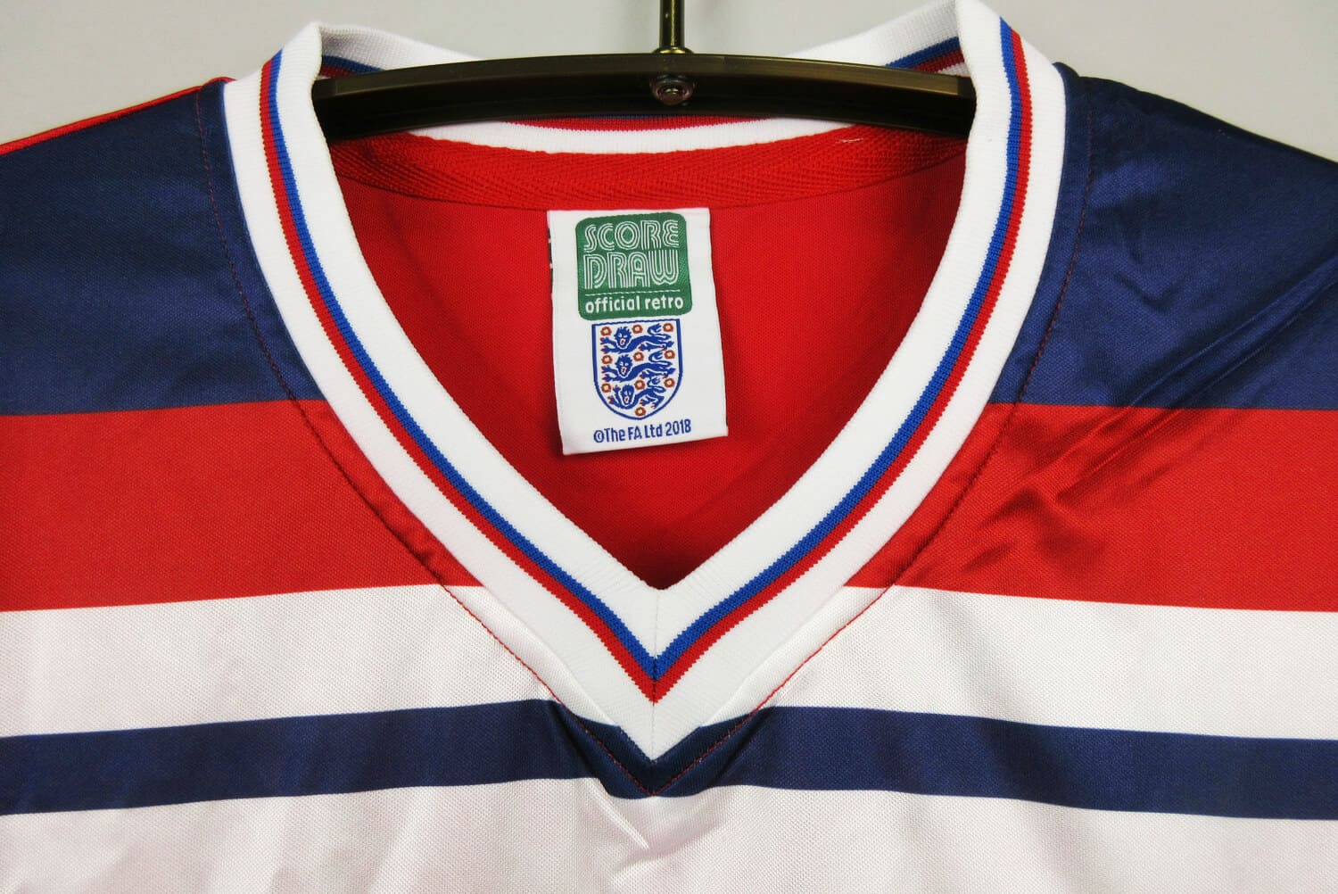 England 1980 year Travel Scarlet Football Strip