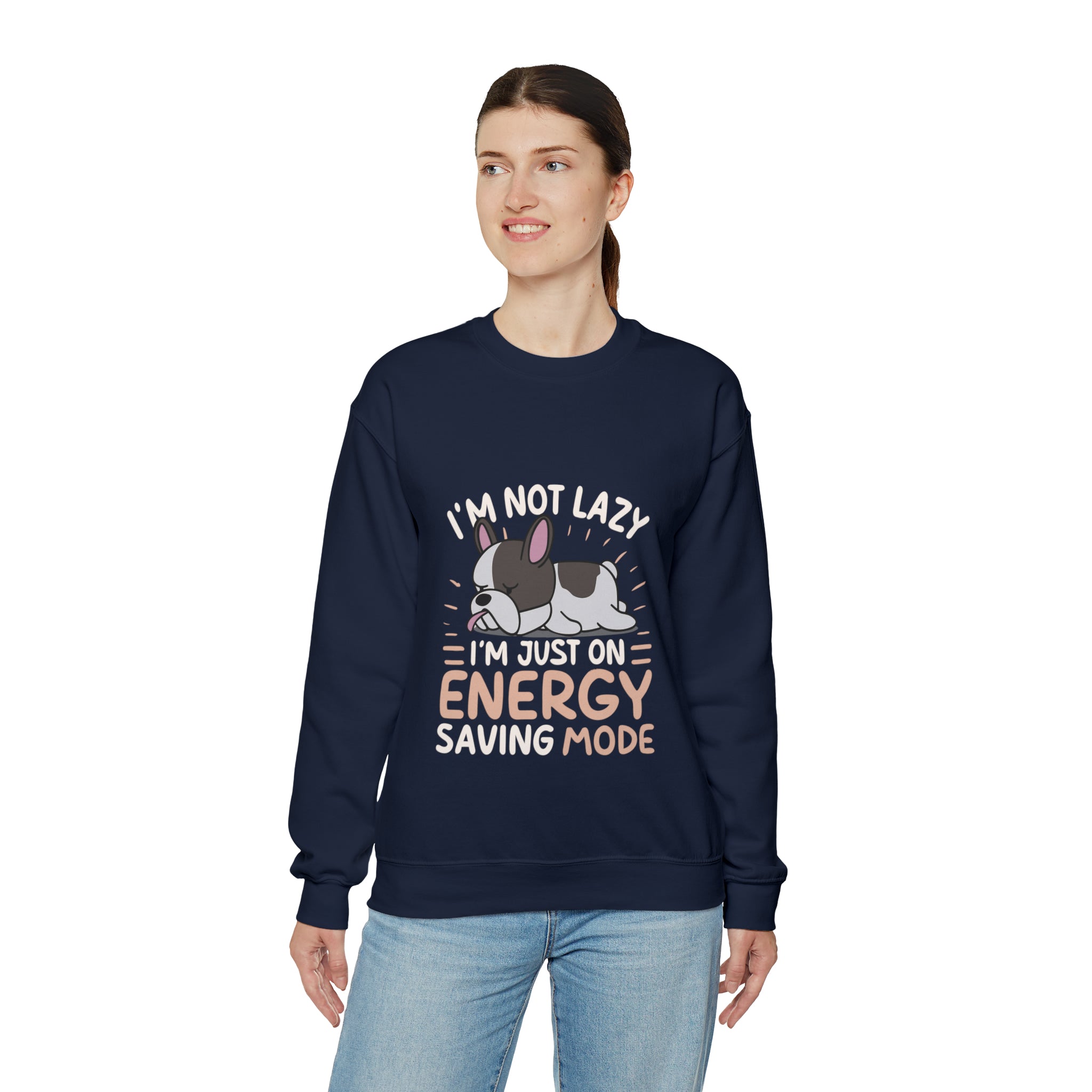 Energy Saving Mode - Everyday Unisex Sweatshirt For Dog Lovers
