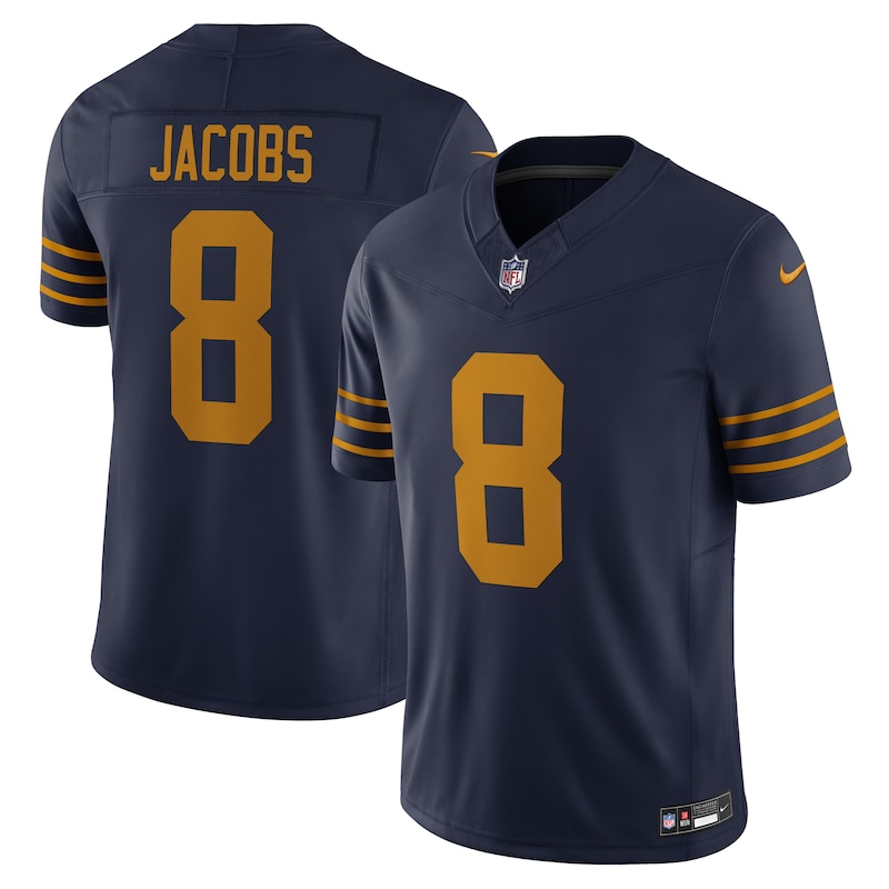 None Josh Jacobs GB Packers Official Game Jersey for NFL Fans