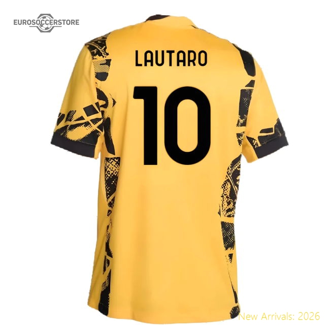 2024-2025 Inter Milan Third Top (Lautaro 10) In Multiple Sizes