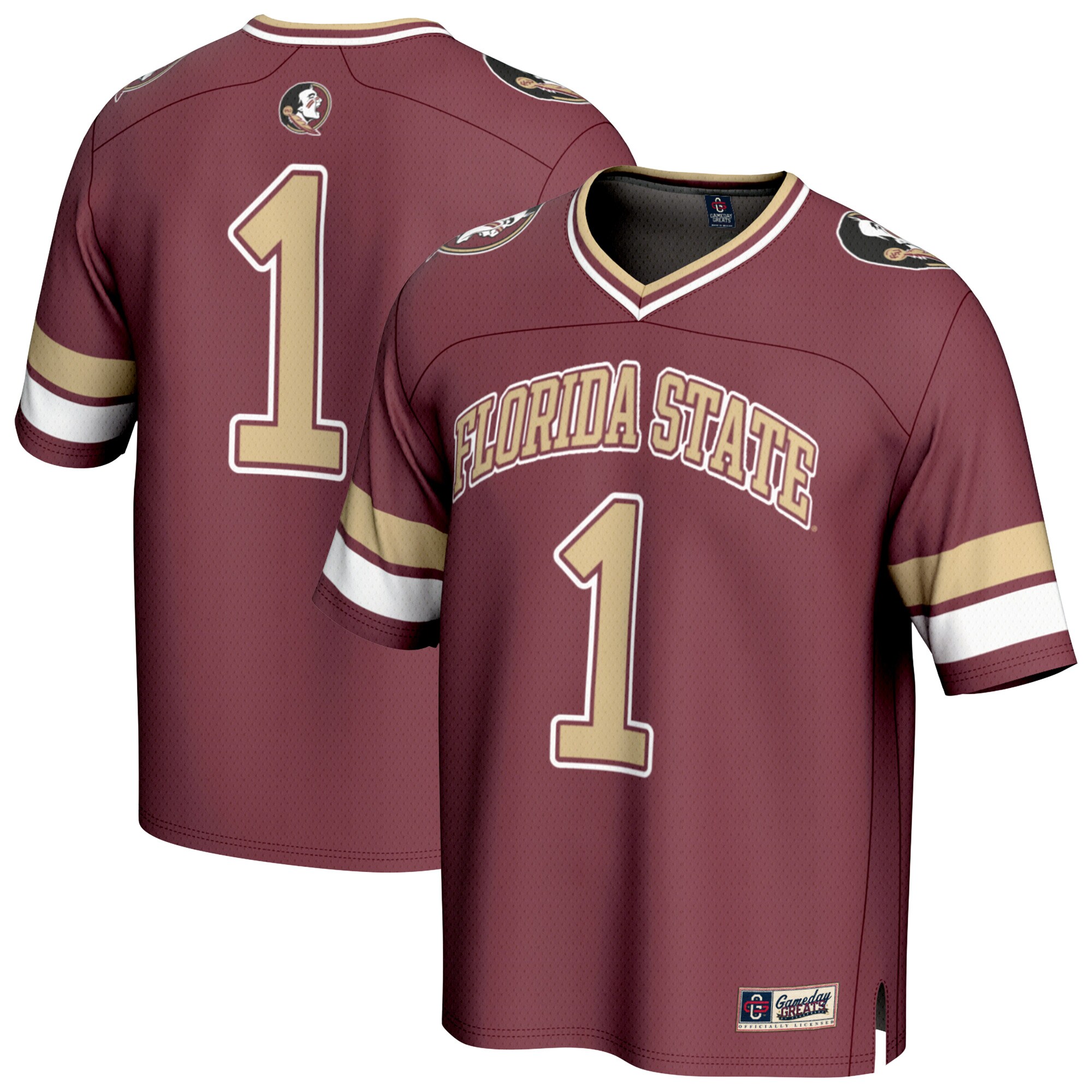 [DDG] Florida State Seminoles GameDay Greats Unisex Collegiate Football Fashion Jersey - Garnet