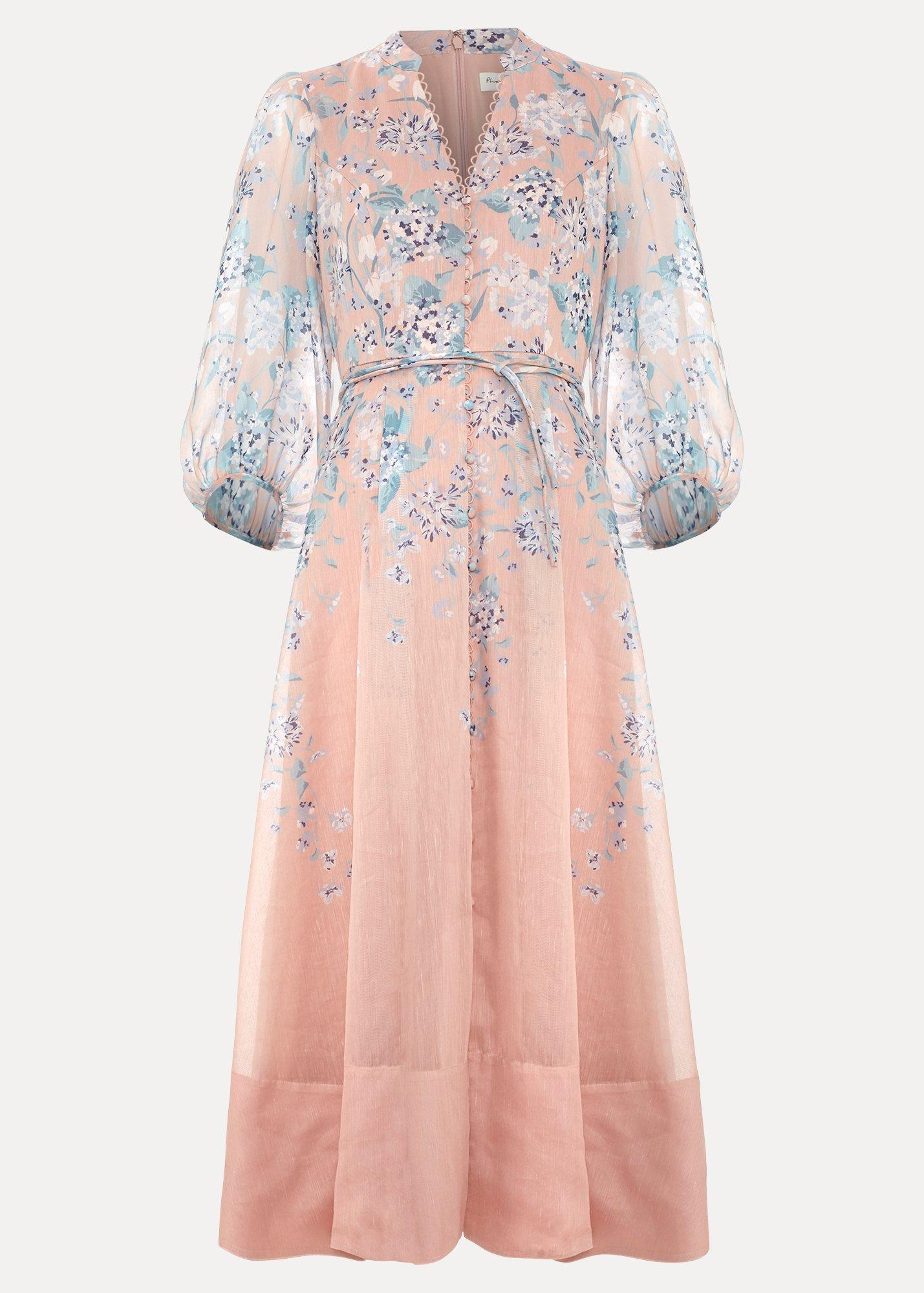Petite Alison Linen Blend Dress