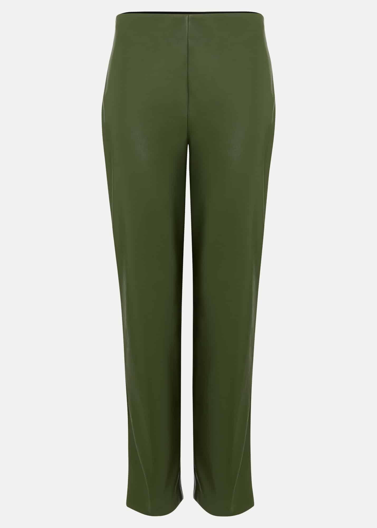 Mya PU Crop Trouser