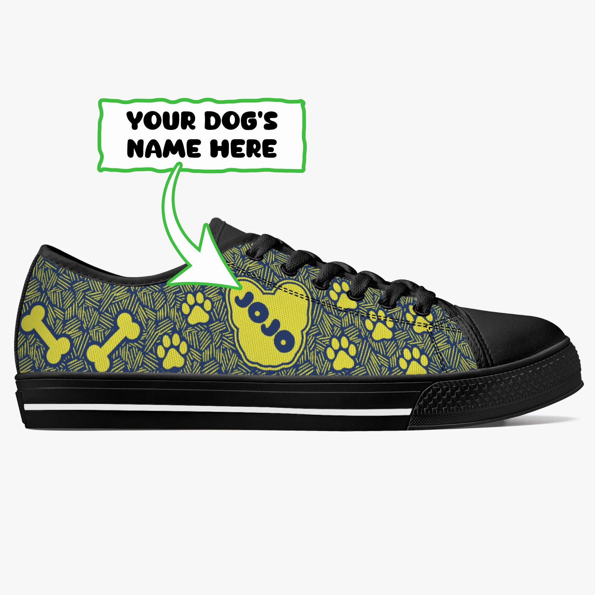 Classic Low-top Canvas Shoes Frenchie Themed Wear | Durable Build
