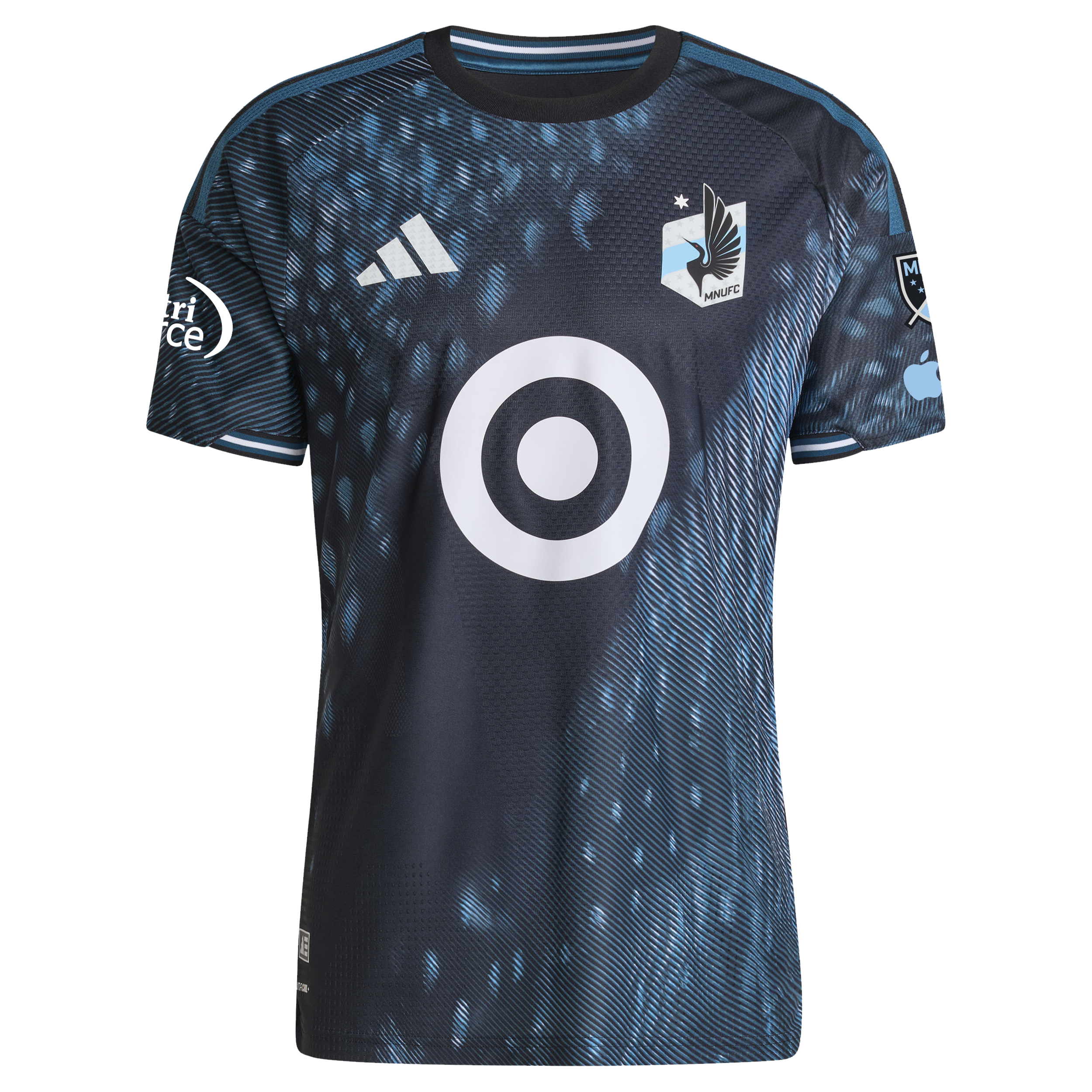 [JED] Nectarios Triantis Minnesota United FC 2026 The Decade Kit On-Field Authentic Patch Jersey - Black