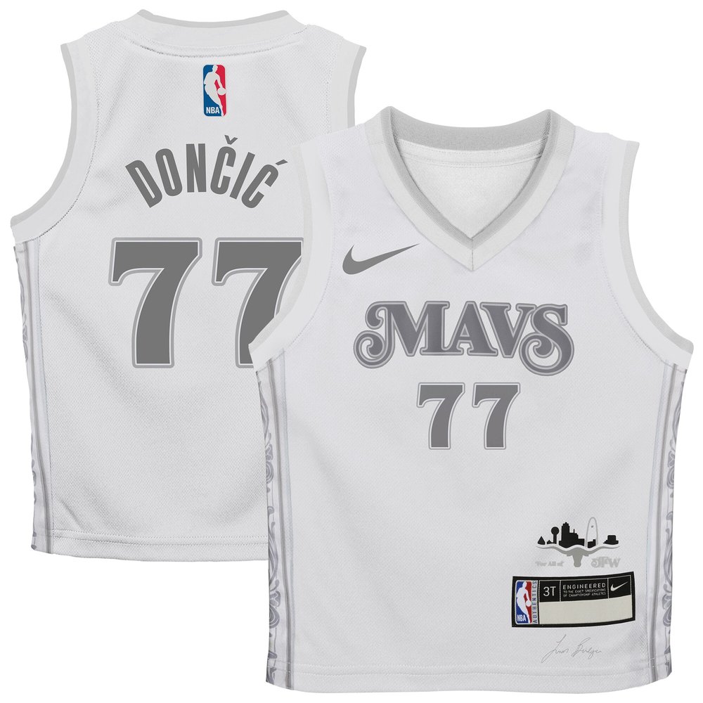 Authentic Luka Don?i? Dallas Mavericks Jersey White - City Edition