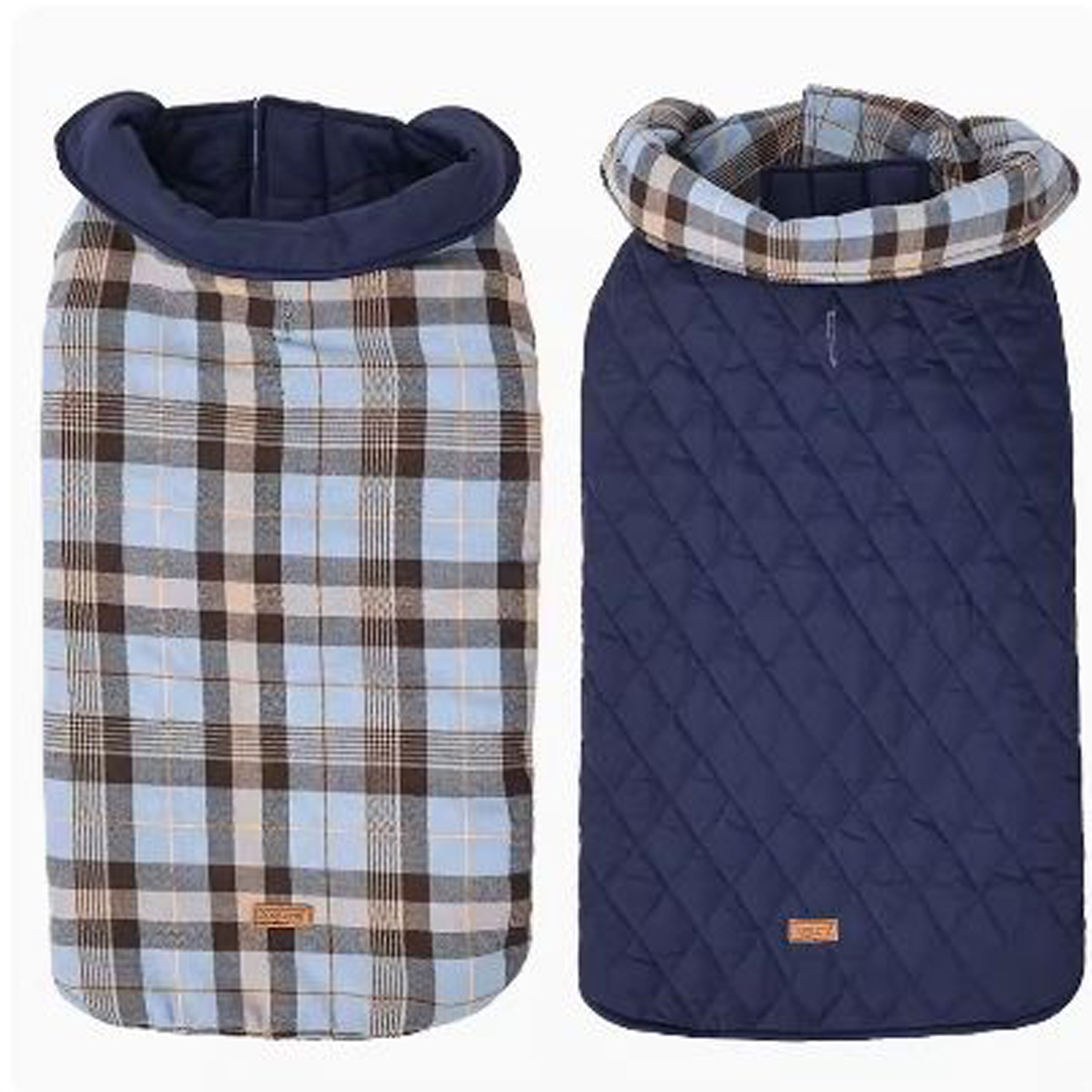 French Bulldog Plaidpup Warm And Stylish Frenchie Plaid Vest Double