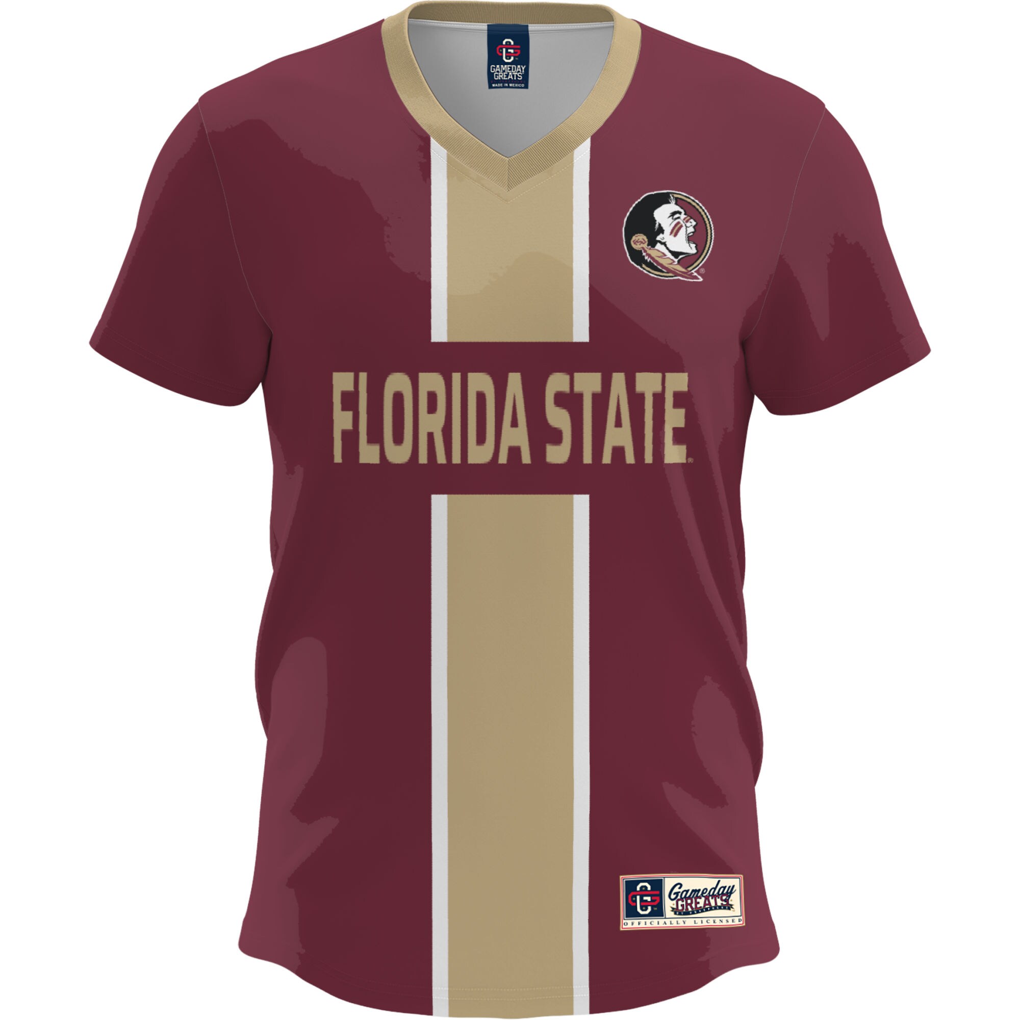 [NJP] Florida State Seminoles GameDay Greats Lightweight Soccer Fashion Jersey - Garnet
