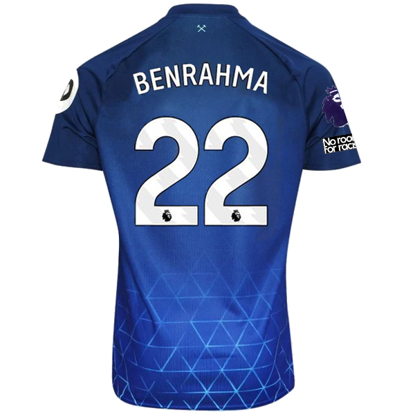 West Ham Benrahma 2023-2024 UCL Third Jersey – Authentic Shirt