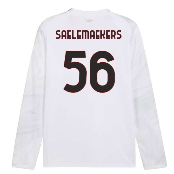[JED] 2026 2027 AC Milan Long Sleeve Shirt Away Kit (Saelemaekers 56)