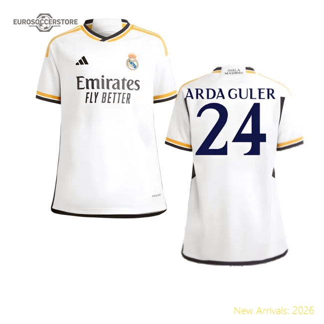 2023-2024 Real Madrid Home Shirt (Kids) (Arda Guler 24)