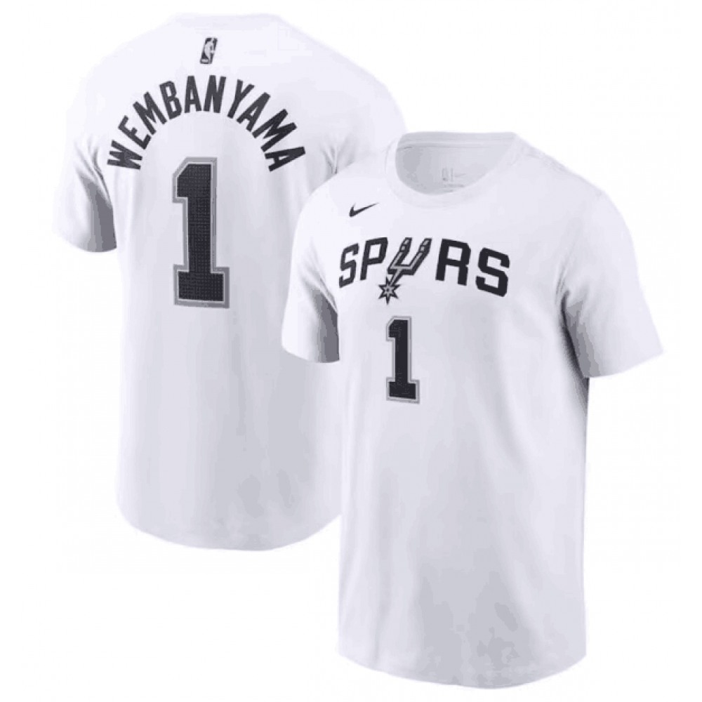 Game Day Elite Men's SAS #1 Victor White Basketball Jersey