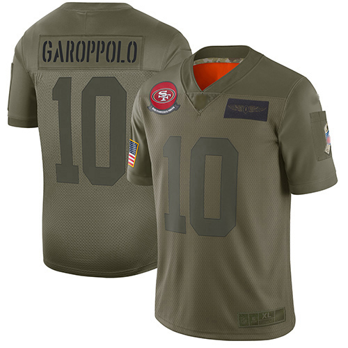 Authentic NFL SF 49ers #10 Jimmy Garoppolo Team Color Limited Jersey