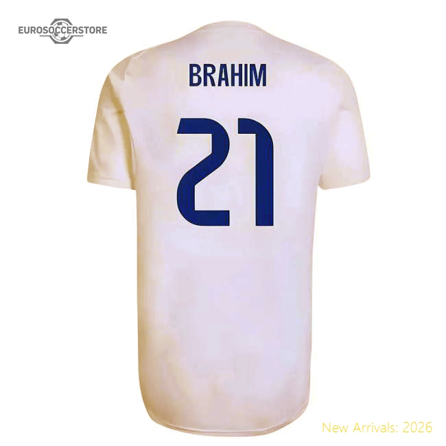 Supporter 2025-2026 Real Madrid Eu Training Jersey (White) (Brahim 21)