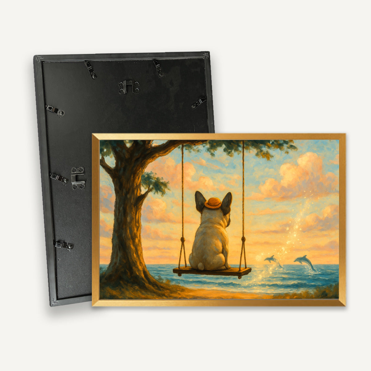 - Comfy Framed Poster • Wall Decoration For Frenchie Fans | Stylish Look