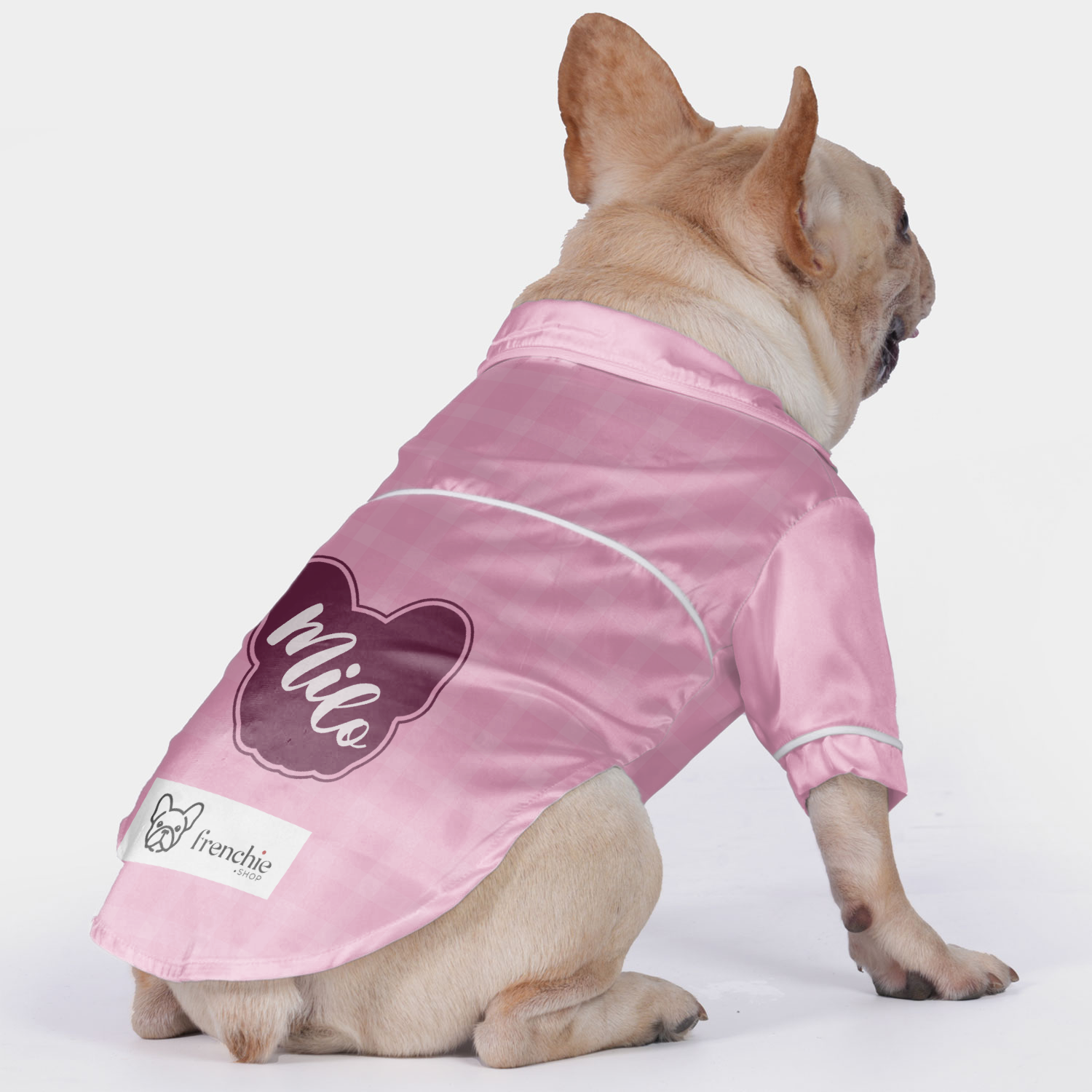 French Bulldog Custom French Bulldog Pajamas Featuring Your Dog's Name Durable Dog Item