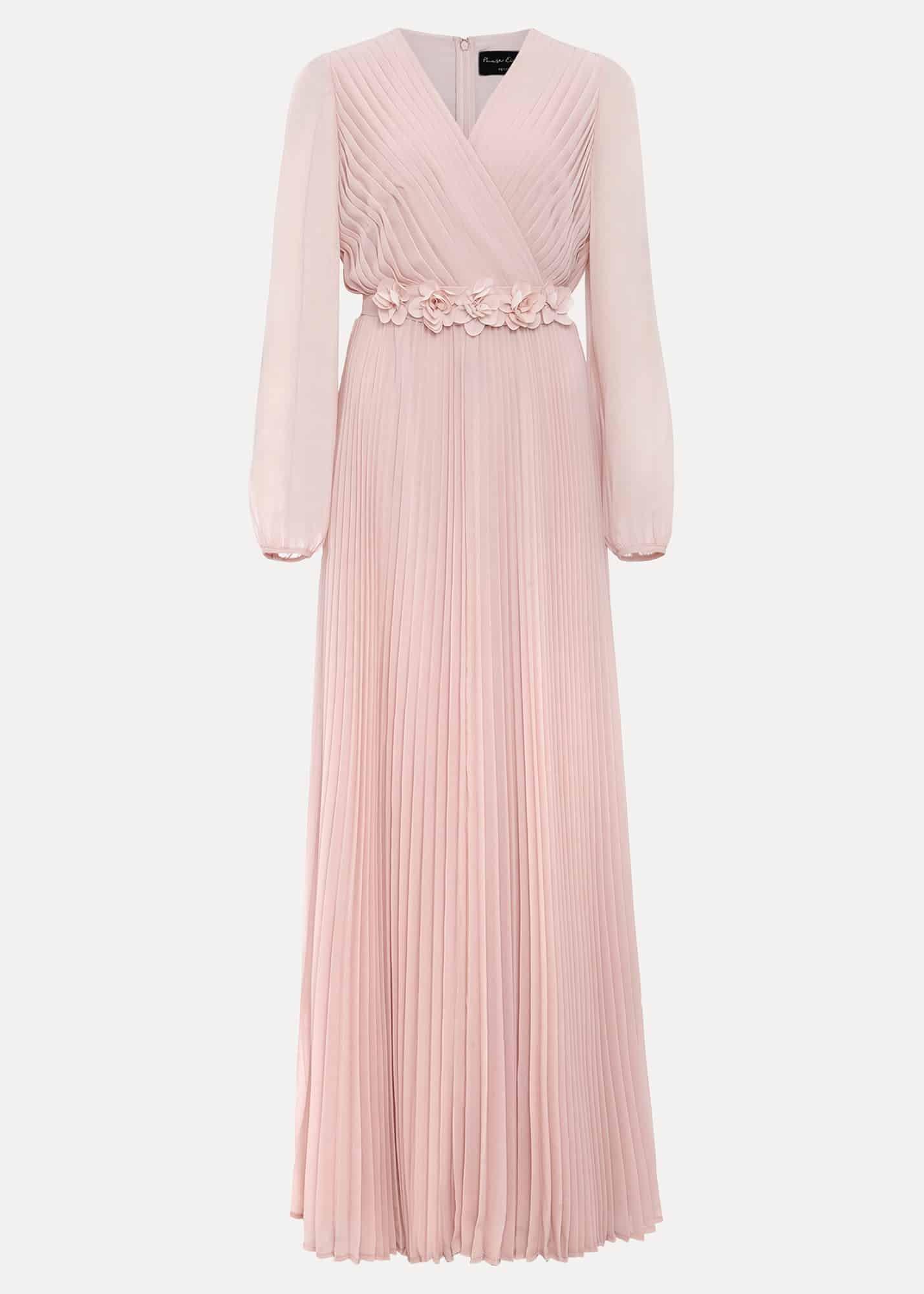 Petite Alecia Pleated Maxi Dress