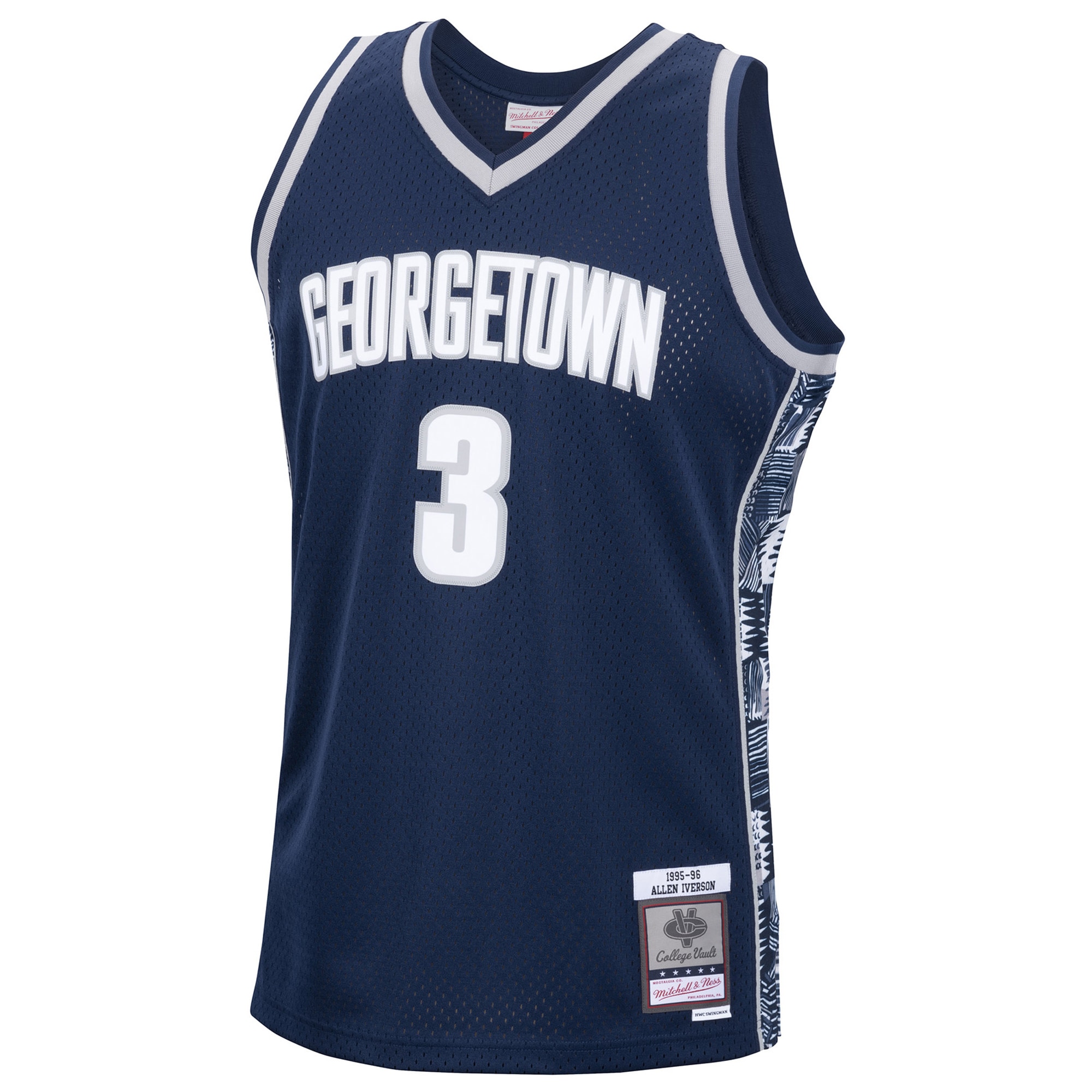 [DDG] Allen Iverson Georgetown Hoyas 1995/96 Swingman Replica Jersey - Navy