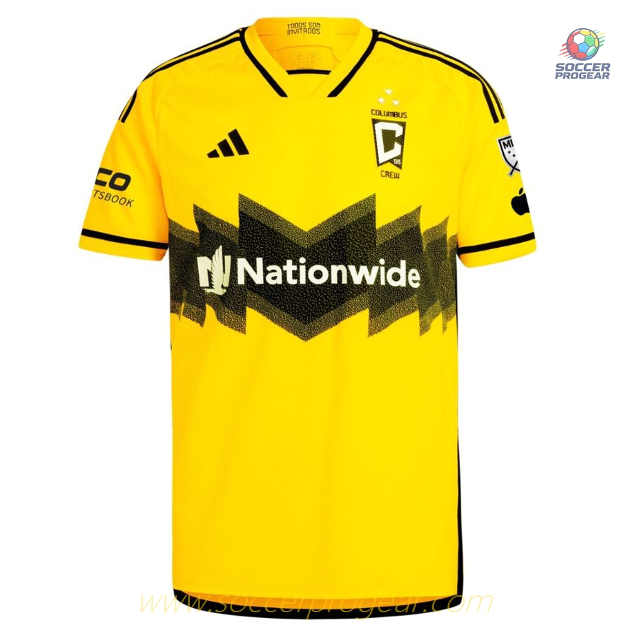 Columbus Crew Home Team Football Jersey 2025-26 Edition